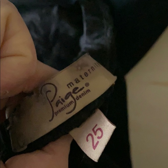 Paige Maternity Laurel Canyon Boot Cut Like New 25 - Picture 5 of 7
